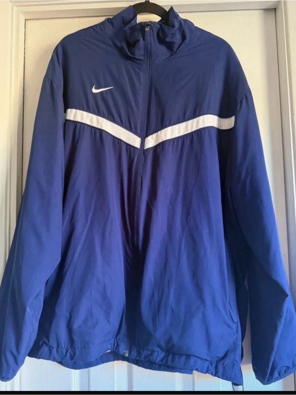 Nike Men's Championship III Dri-FIT Warm-Up Jacket Navy Blue Size
